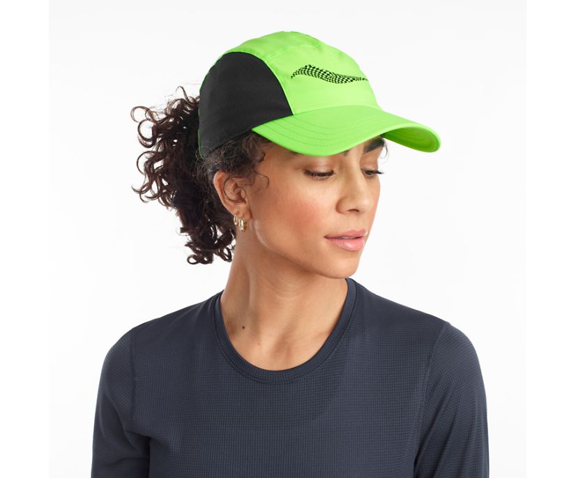 Saucony Outpace Women\'s Hats Green / Black | Canada 362BEXC